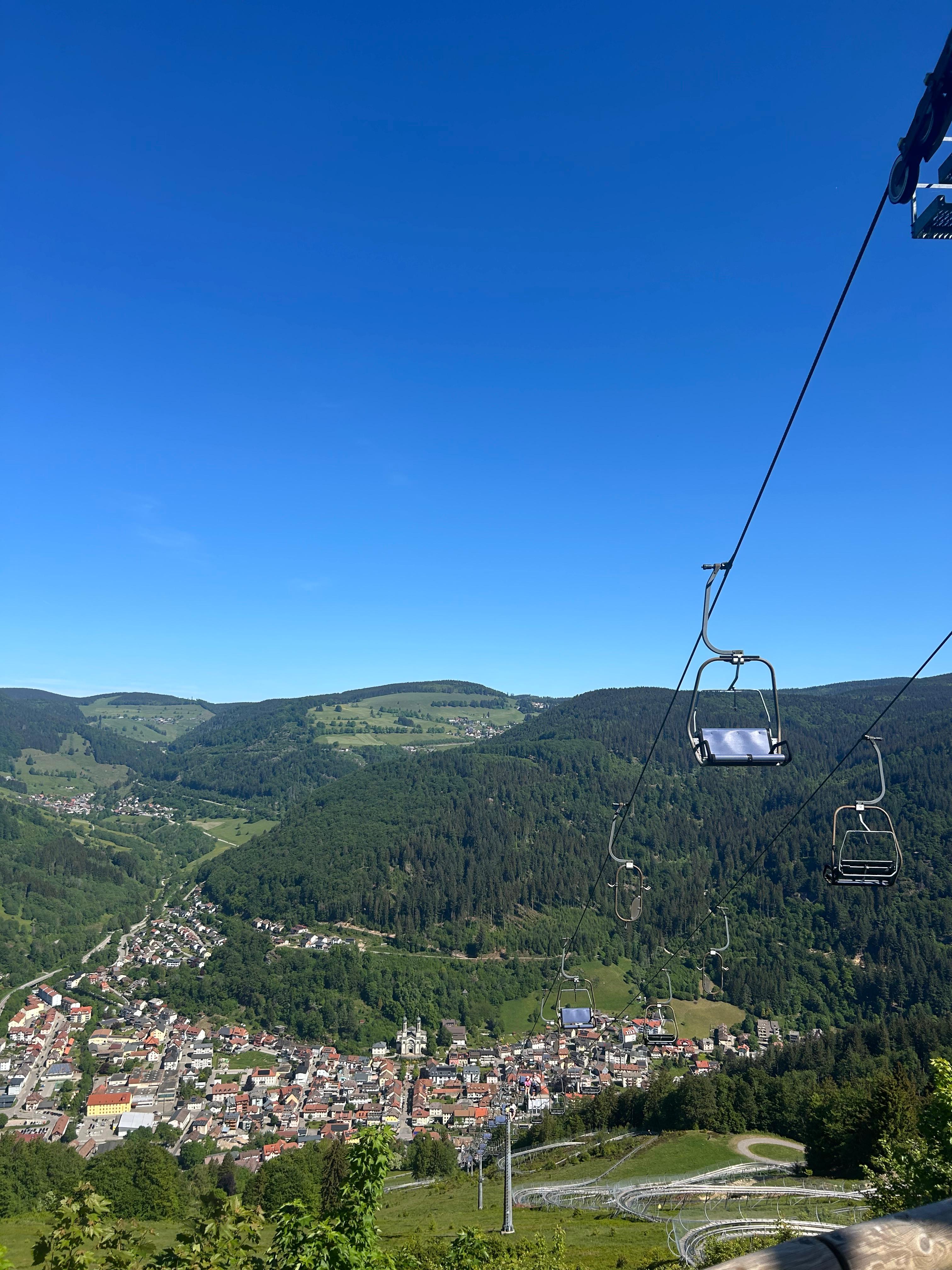 Chairlift ride