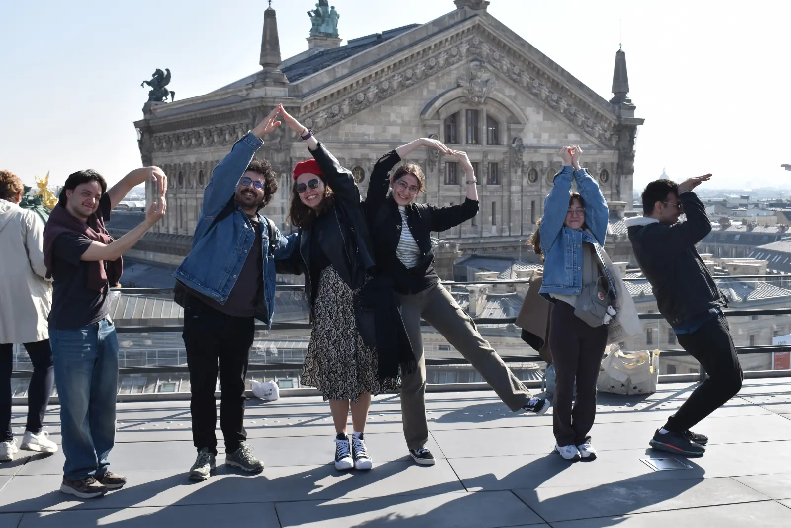 Funny candid moment from the Paris trip